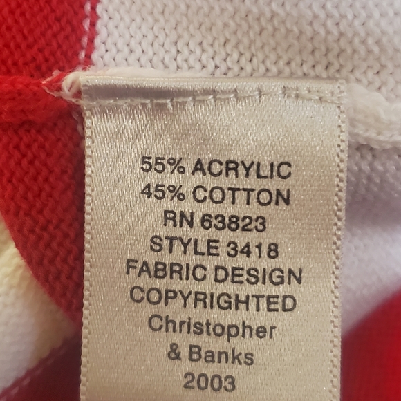 Christopher & Banks Zip Up Top - Picture 4 of 5